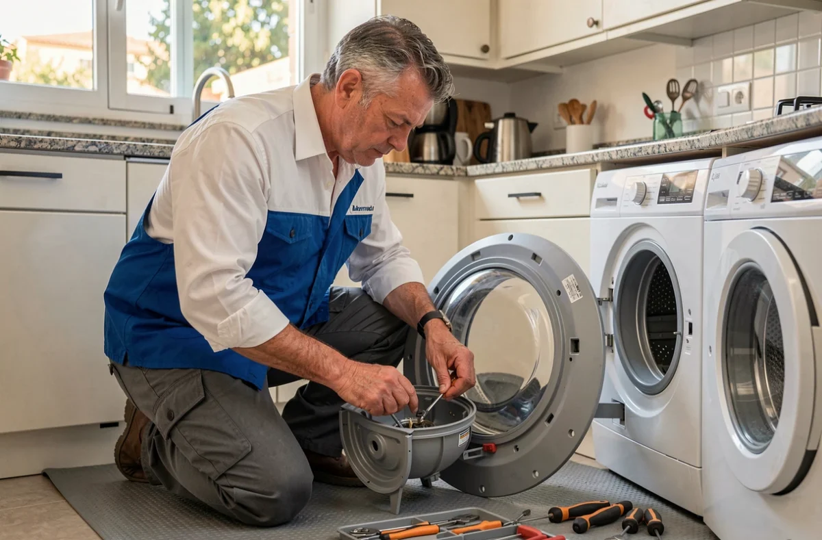 Spécialiste Diem Dépannage Électroménager en réparation précise d'un lave-linge à Montpellier