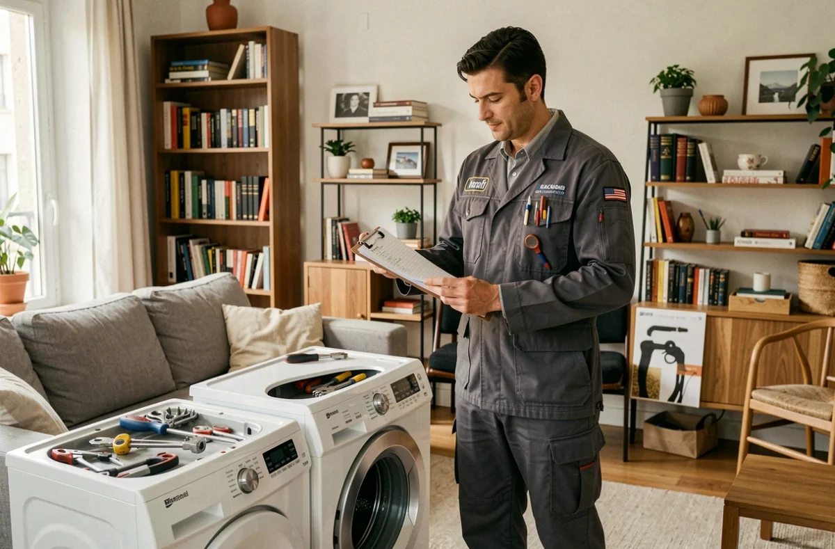 Technicien Domialh en intervention multiservice électroménager dans un appartement de Montpellier